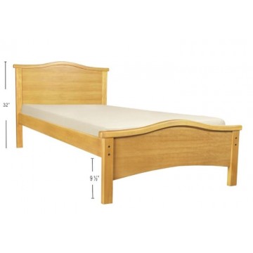 Wooden Bed WB1059 (Available in 2 Colors)